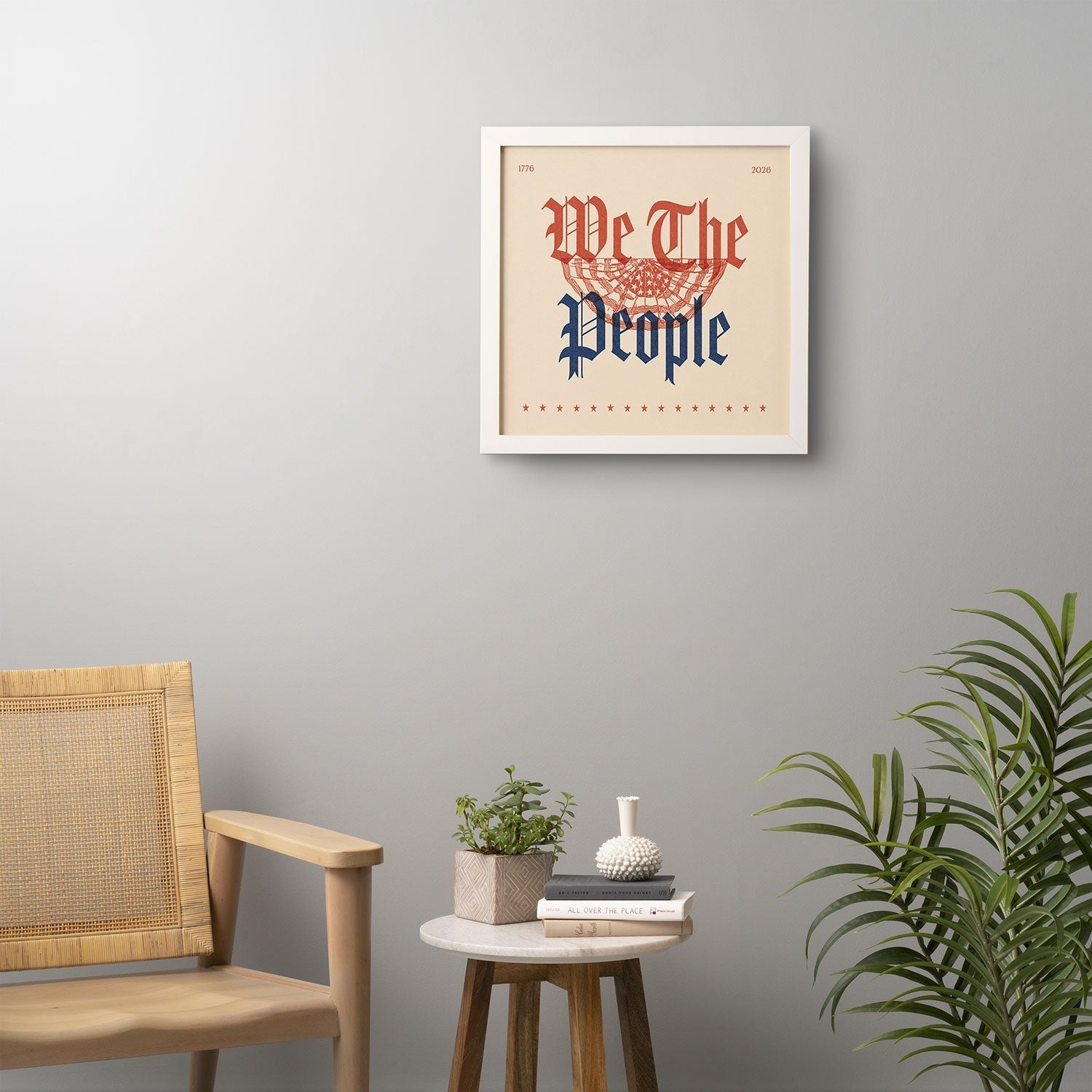 DENY Designs We The People ii Framed Wall Art