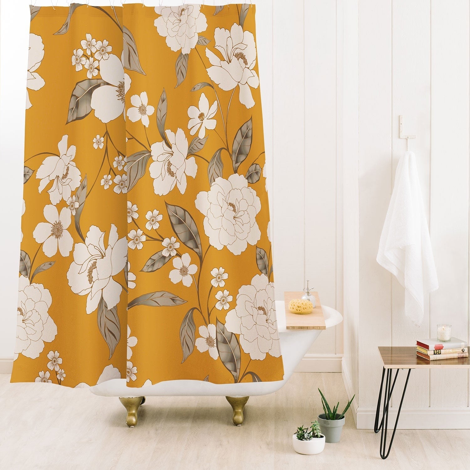 Gabriela Fuente Roberta Sunflower Shower Curtain