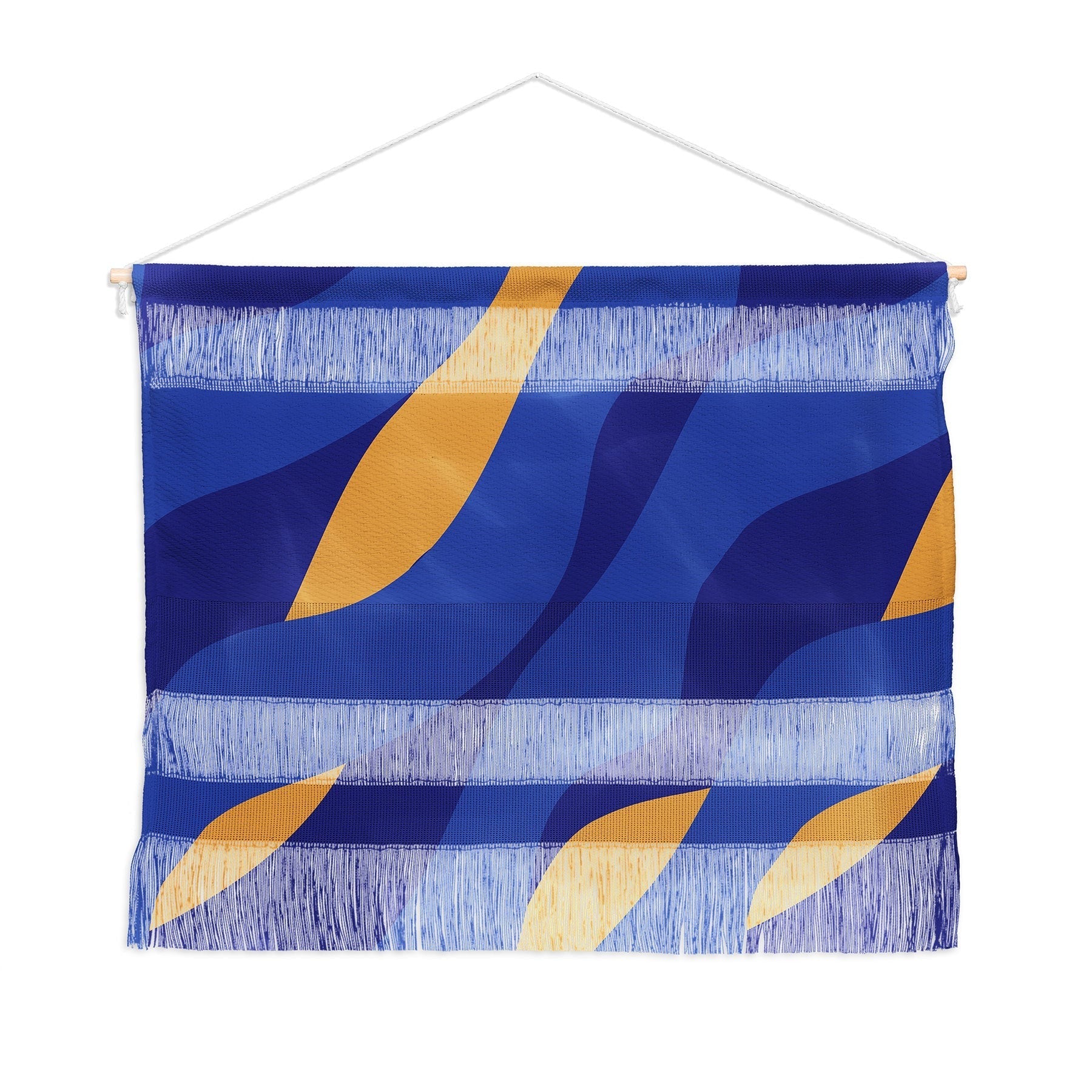 Camilla Foss Pebbles in Stream Wall Hanging Landscape