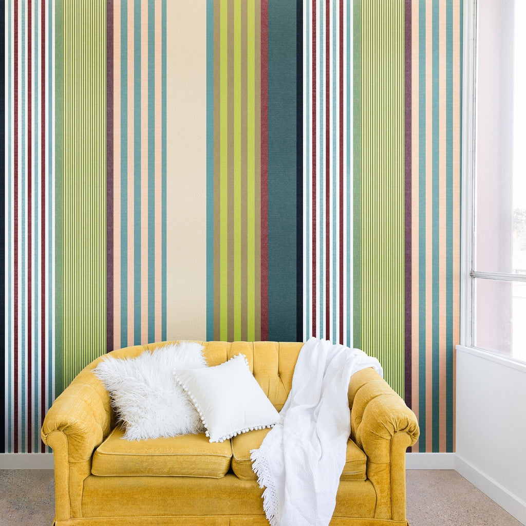 Marta Barragan Camarasa Colorful Stripe Delight Wall Mural