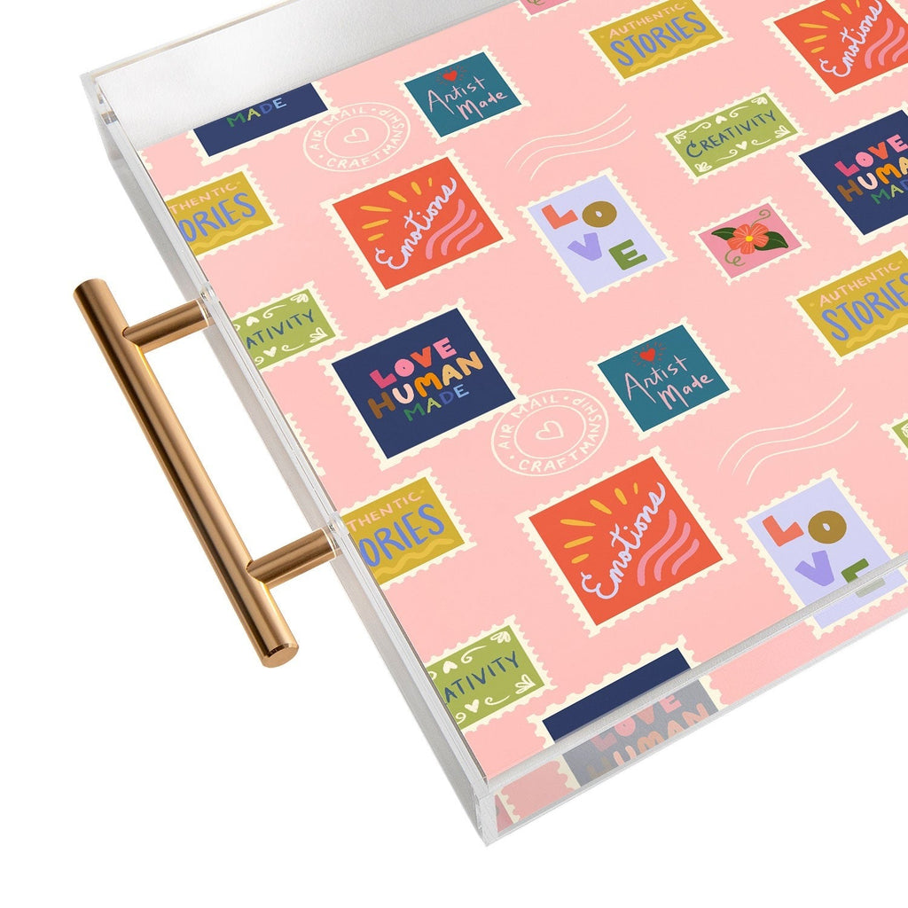 Design by Spark Love Human Made Stamps Acrylic Tray