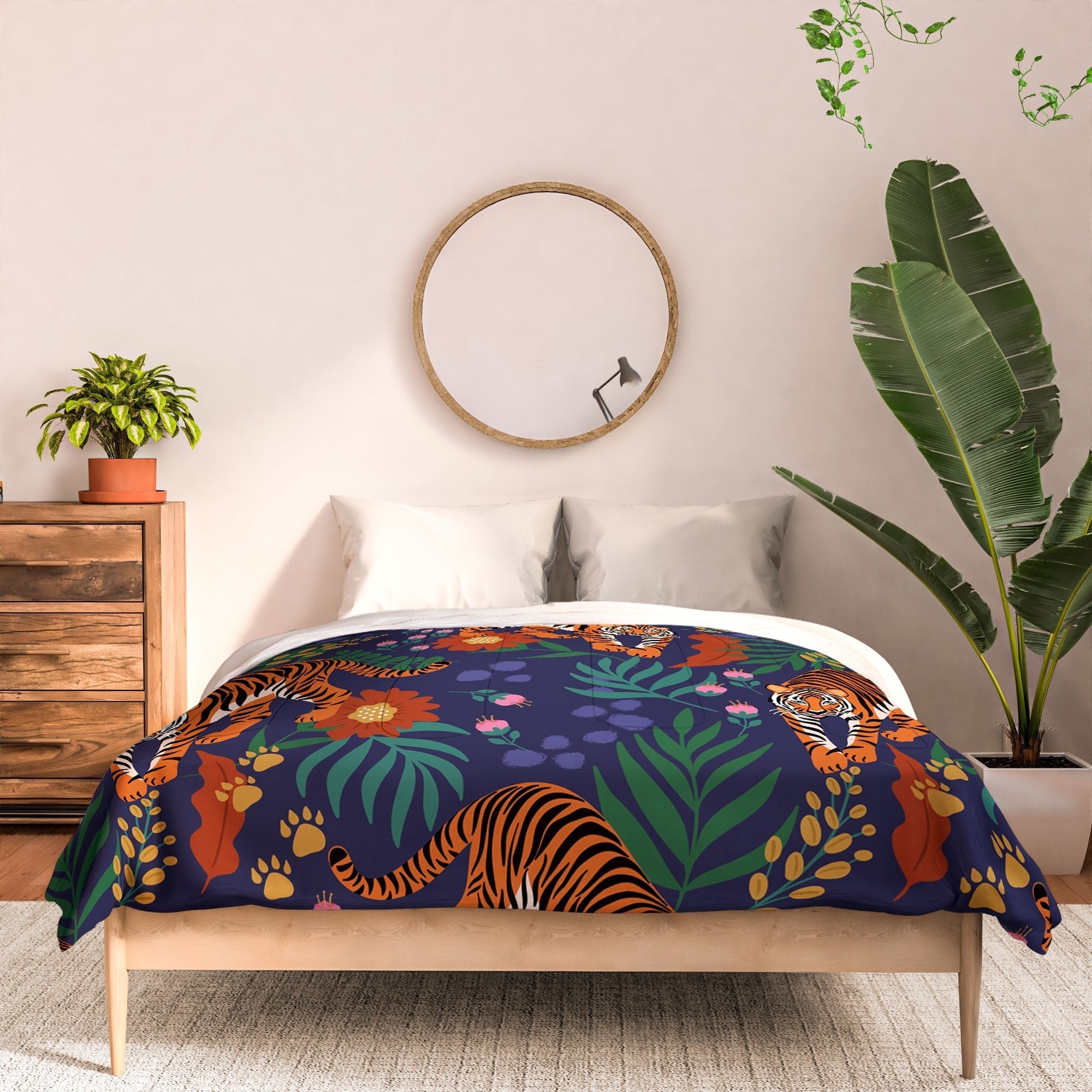 Design by Spark Tiger of the Glorious Jungle Comforter