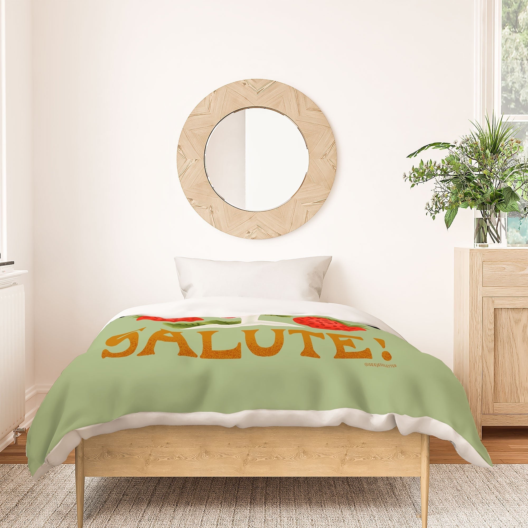 Jessica Molina Rossini Duvet Cover