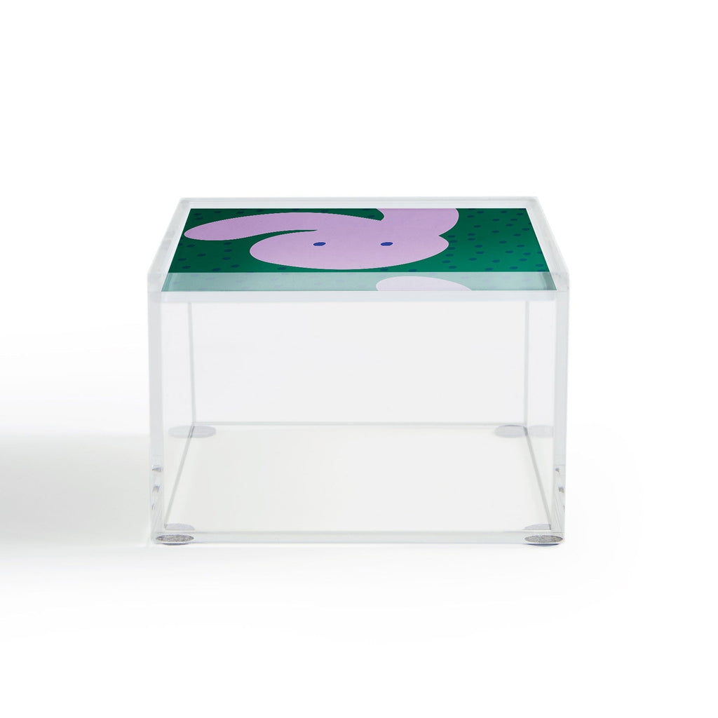 Camilla Foss Pebbles and Rabbit Acrylic Box