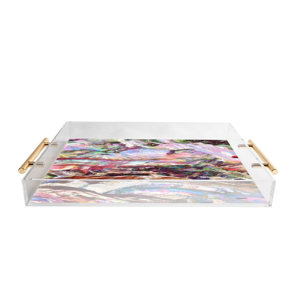 83 Oranges Sequin Haze Acrylic Tray