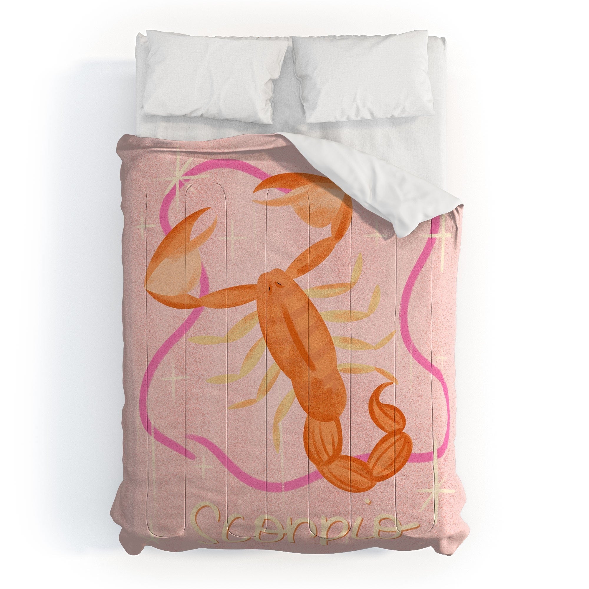 Little Om Zodiac Sign Scorpio Comforter
