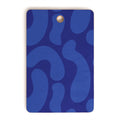 Camilla Foss Blue Pebble Cutting Board Rectangle