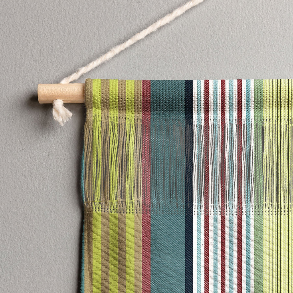 Marta Barragan Camarasa Colorful Stripe Delight Wall Hanging Landscape