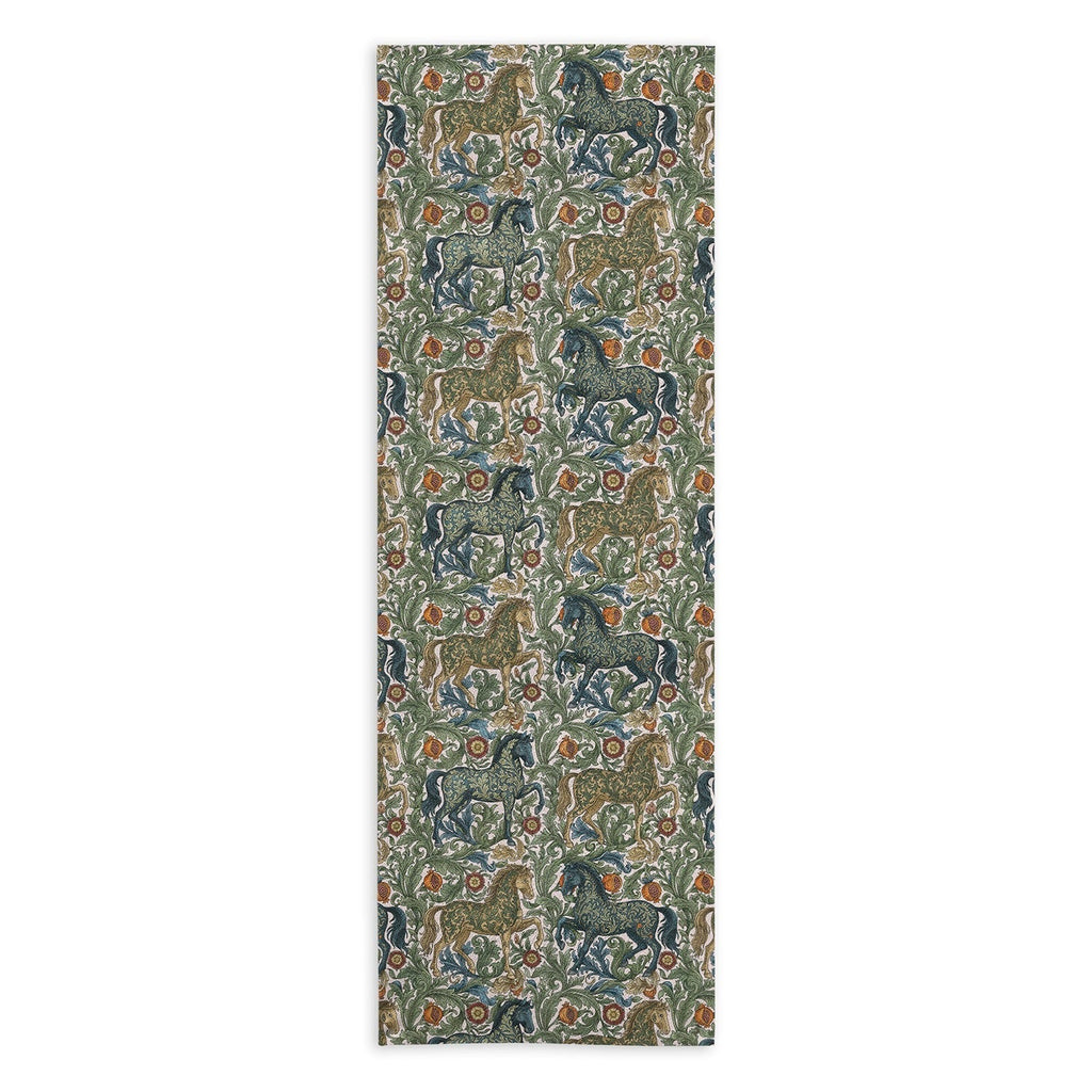 Marta Barragan Camarasa Renaissance Horse Garden Yoga Towel