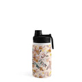 Ninola Design Botanic Retreat Floral Oleander Whimsical Soft Pink Water Bottle
