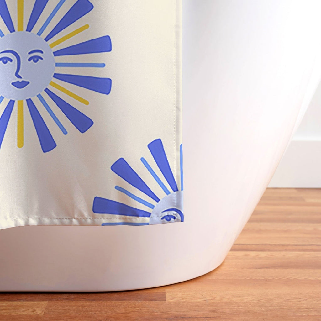 Design by Spark Dolce Vita Radial Sun Shower Curtain
