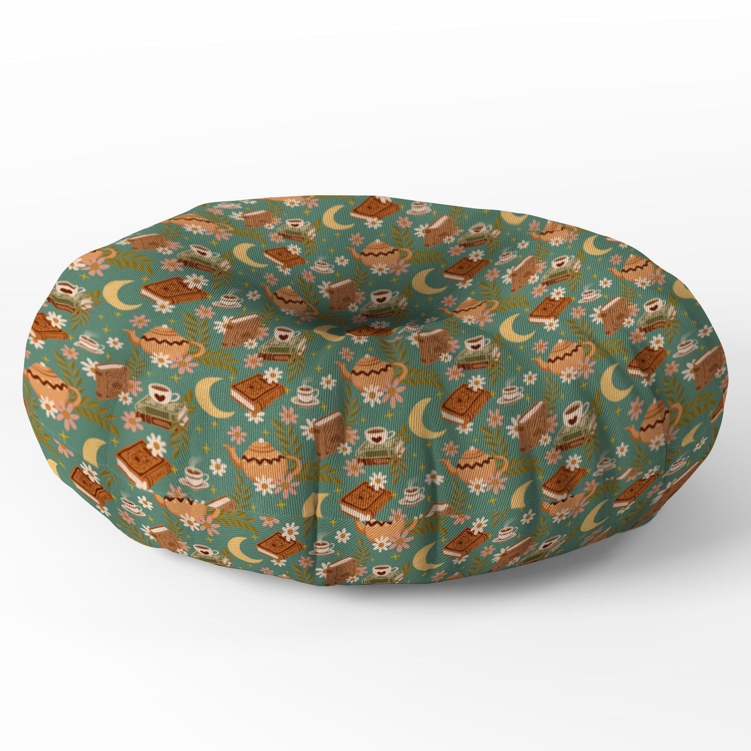 Avenie Moonlit Reading Nook I Floor Pillow Round