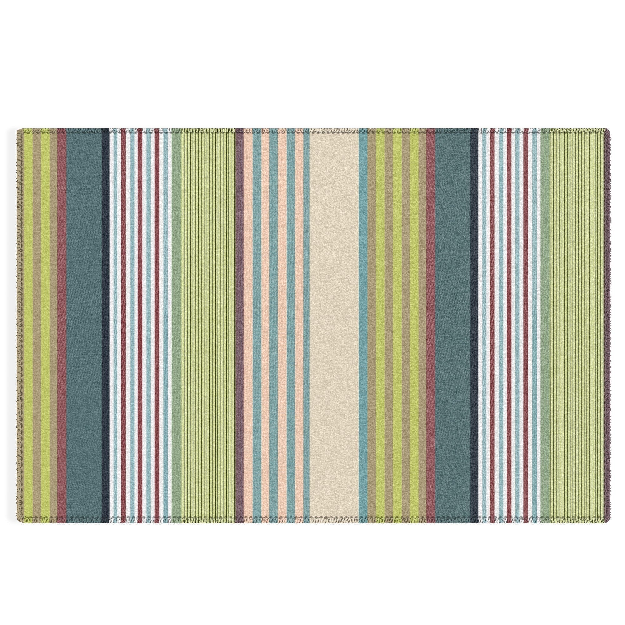 Marta Barragan Camarasa Colorful Stripe Delight Outdoor Rug