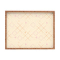 Little Om Starry Web cream Rectangular Tray