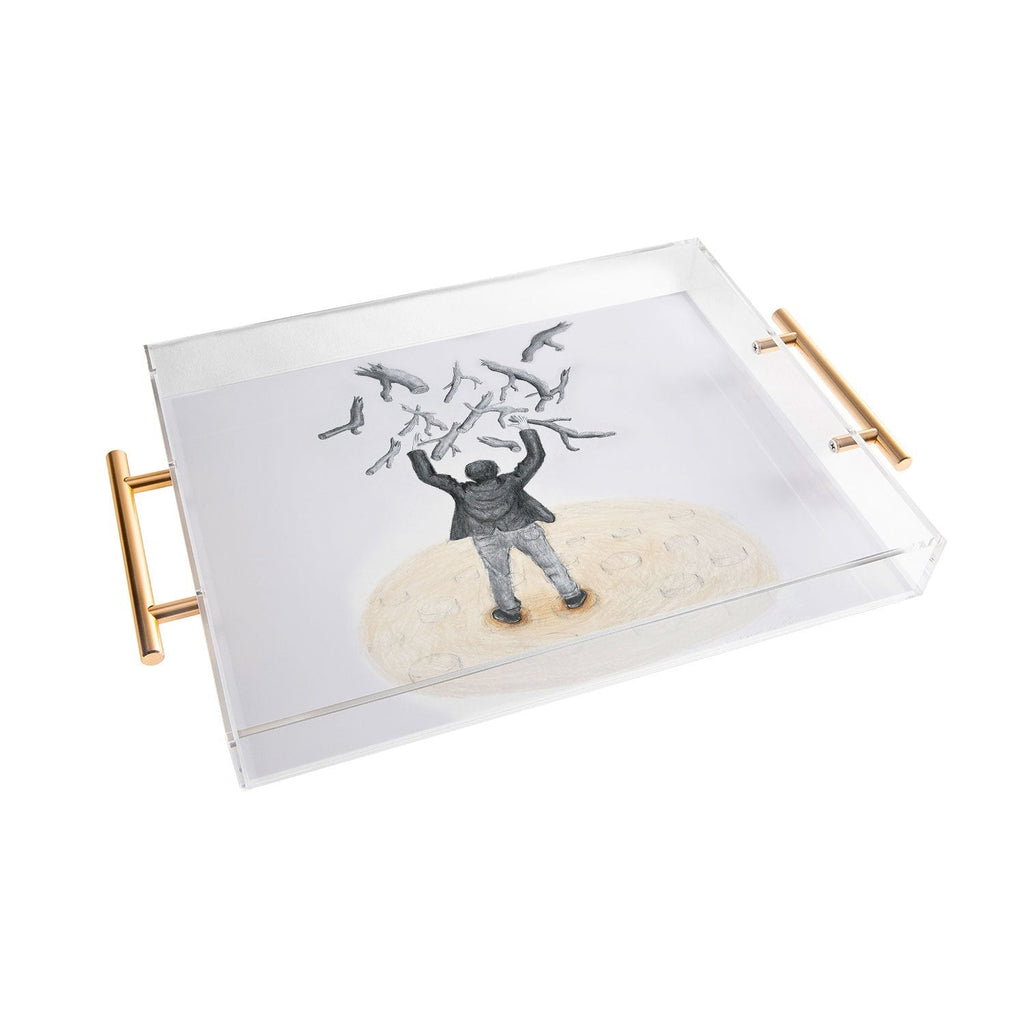 Coco de Paris Wood in the sky Acrylic Tray