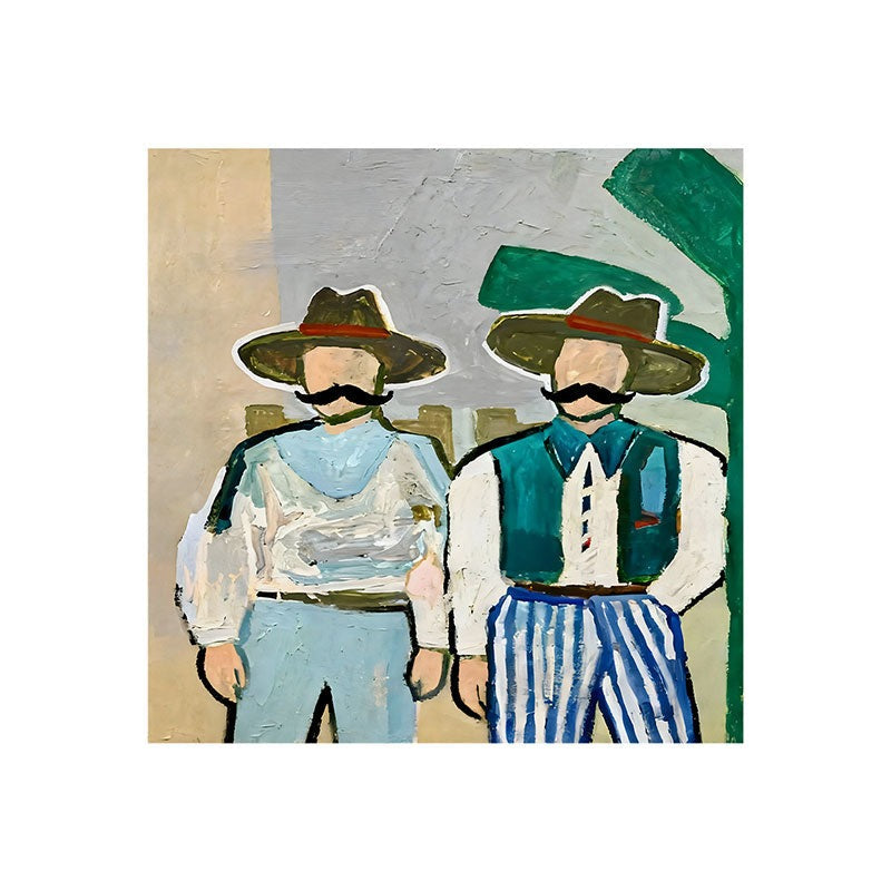 83 Oranges Side By Side Cowboy Edition Art Print