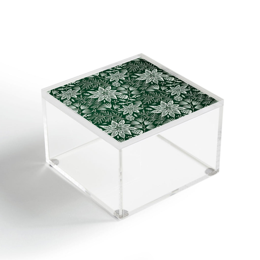 Pimlada Phuapradit Christmas Poinsettia Acrylic Box