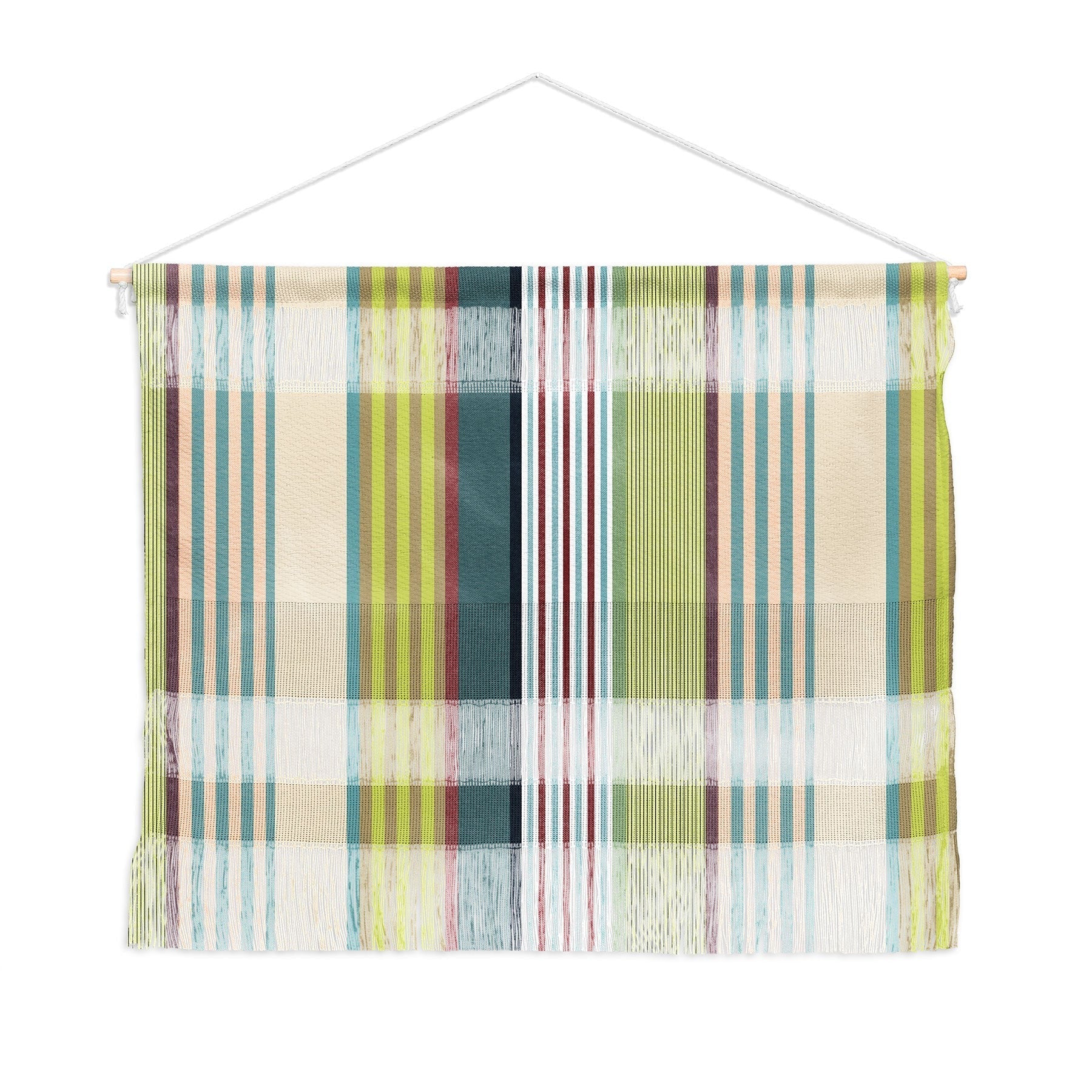 Marta Barragan Camarasa Colorful Stripe Delight Wall Hanging Landscape