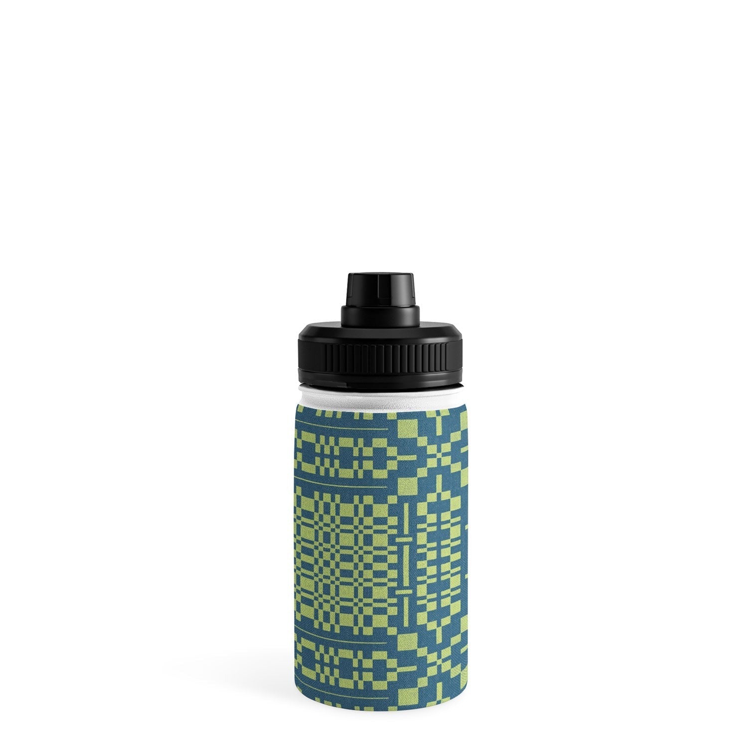 Marta Barragan Camarasa Nostalgic Grid Design Water Bottle
