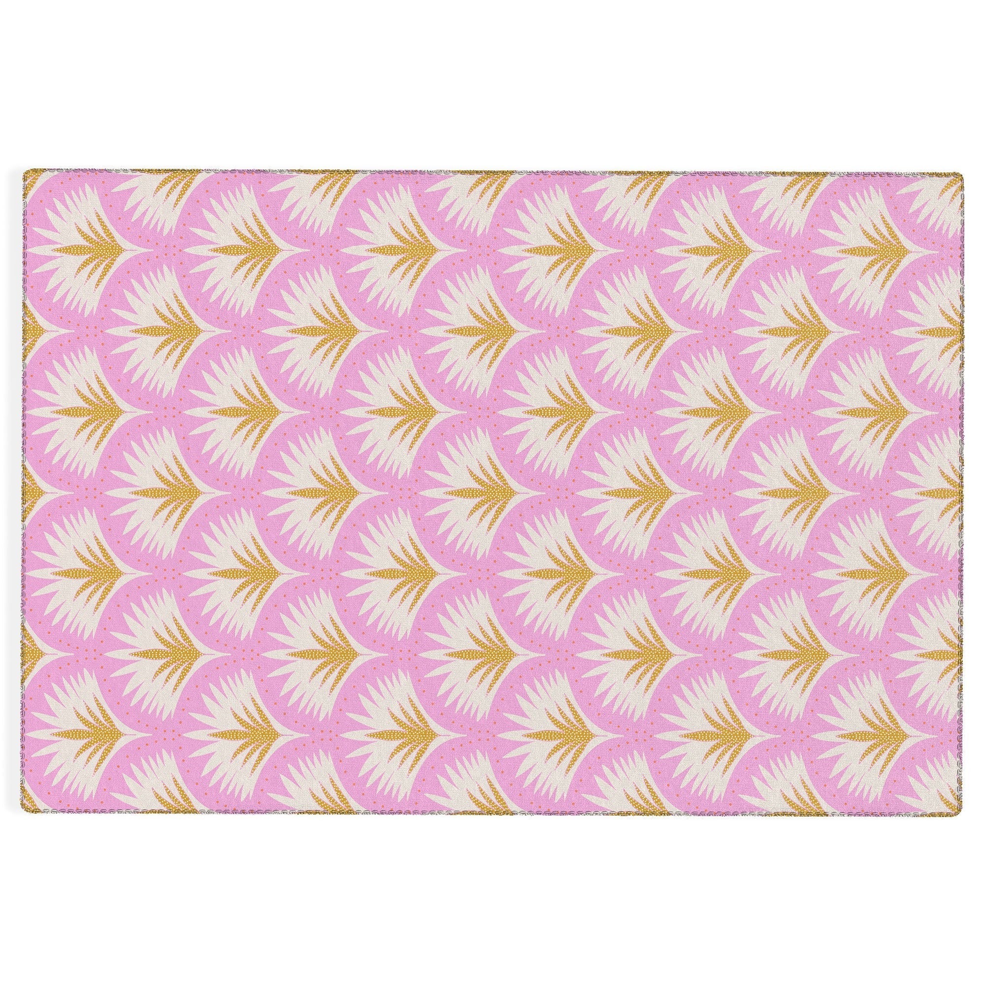 Jennifer Labre Pink Palmetto Outdoor Rug
