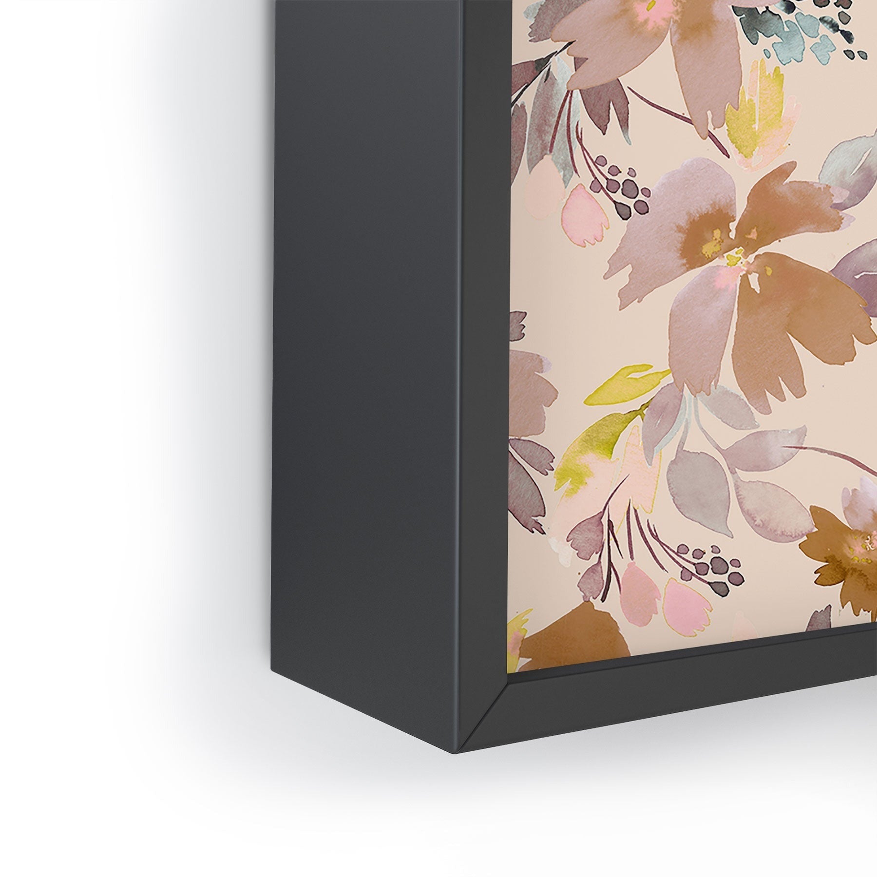 Ninola Design Botanic Retreat Floral Oleander Whimsical Soft Pink Framed Mini Art Print