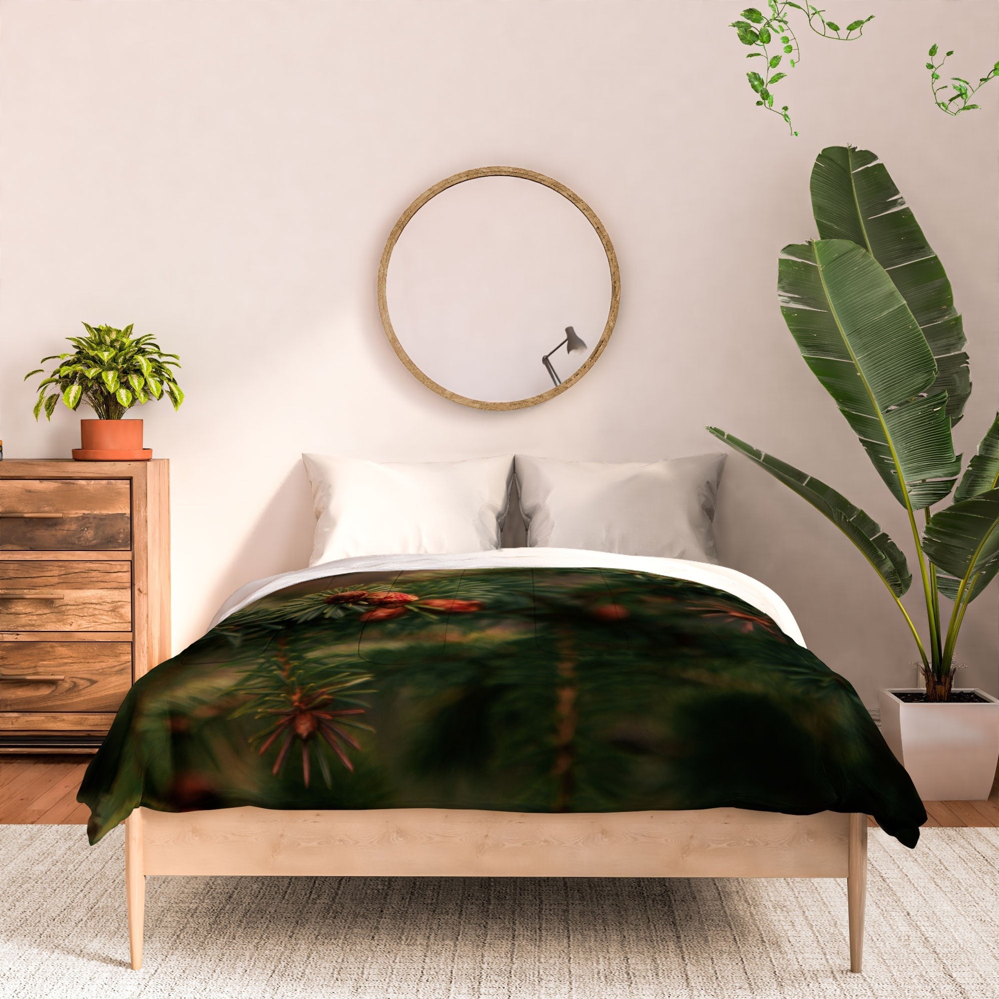 Hannah Kemp Spruce Tips Comforter