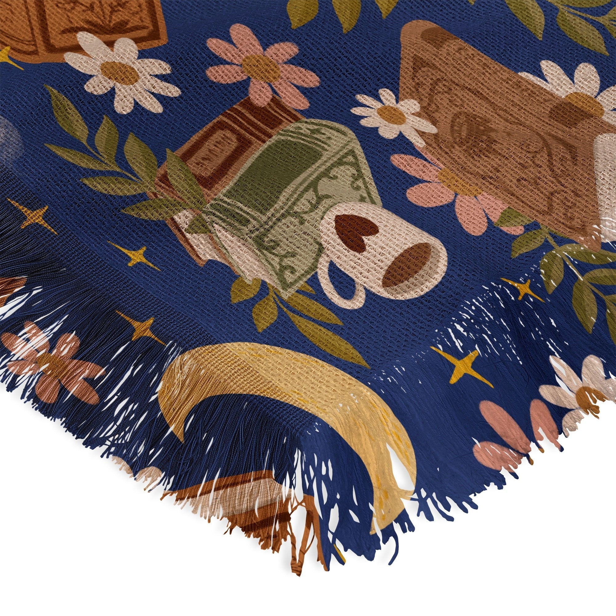 Avenie Moonlit Reading Nook II Throw Blanket