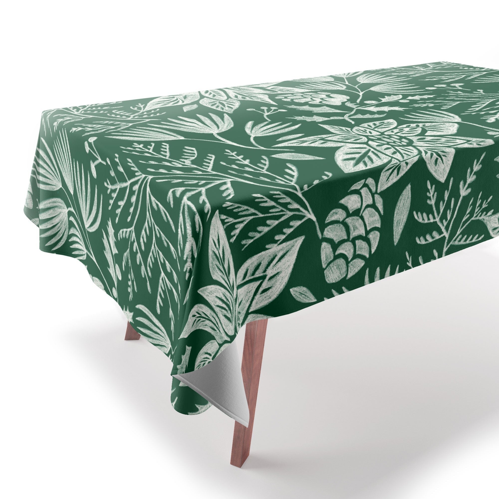 Pimlada Phuapradit Christmas Poinsettia Tablecloth