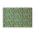 Avenie BR Cheetah Print In Green Welcome Mat