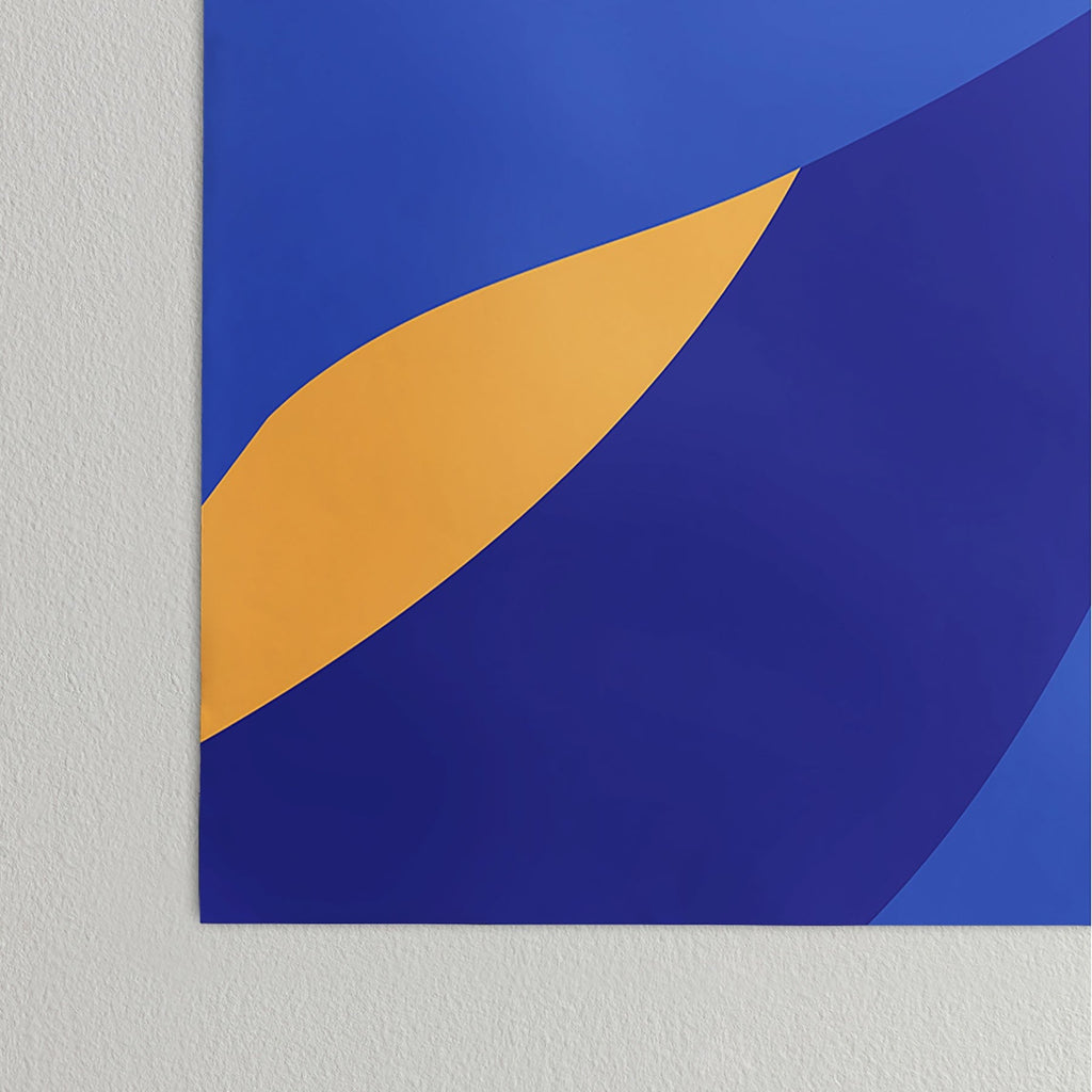 Camilla Foss Pebbles in Stream Poster