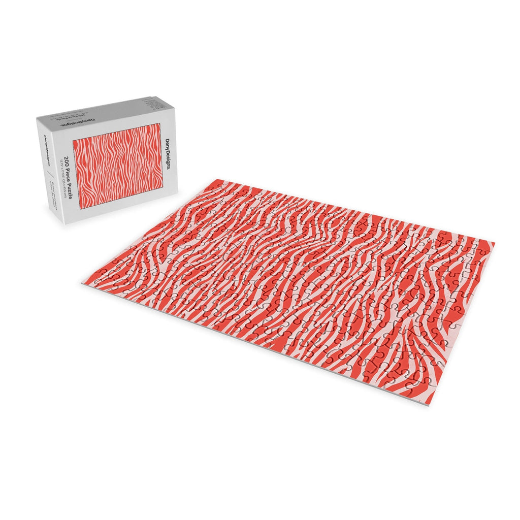 Avenie BR Red Zebra Stripe Puzzle