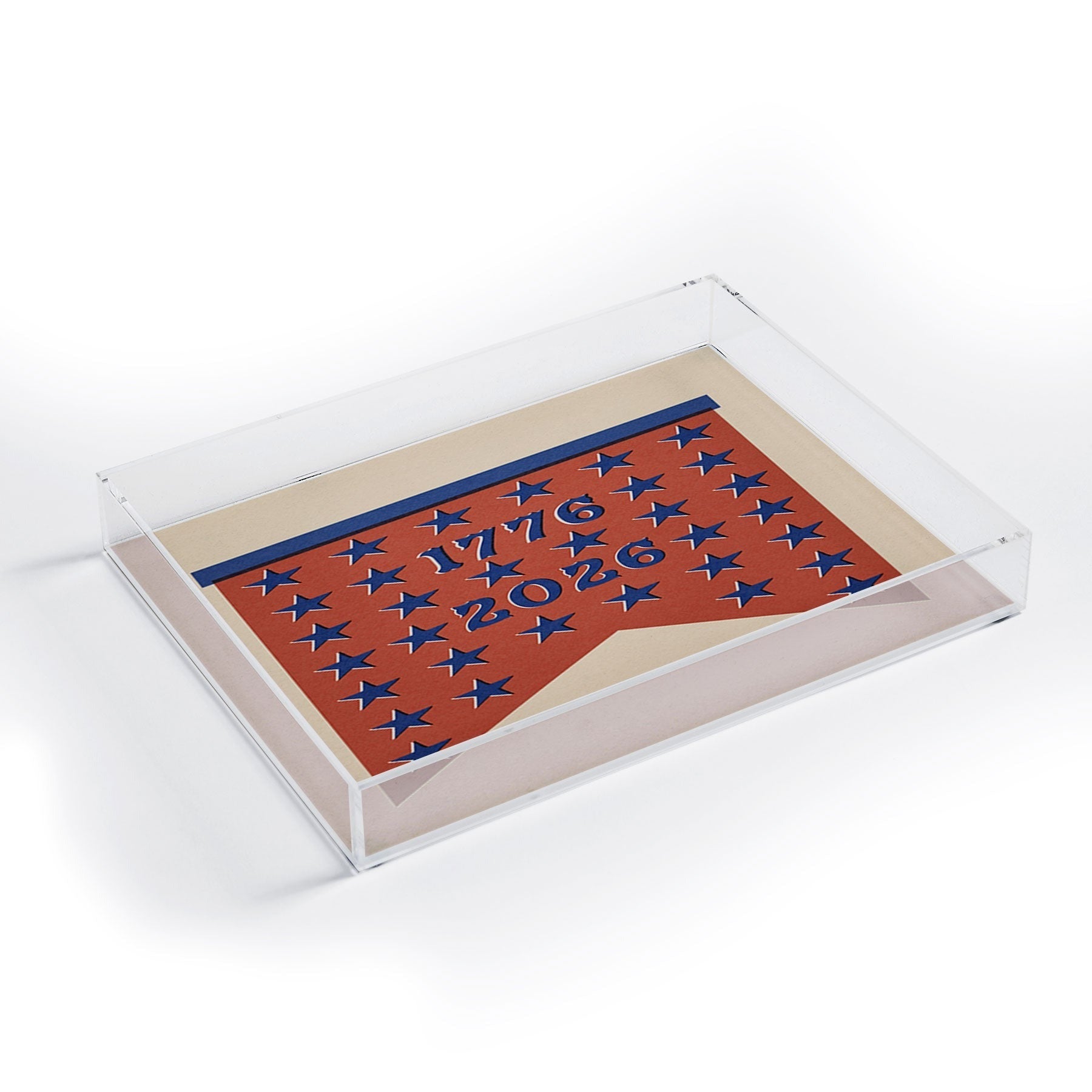 DENY Designs Star Banner Acrylic Tray