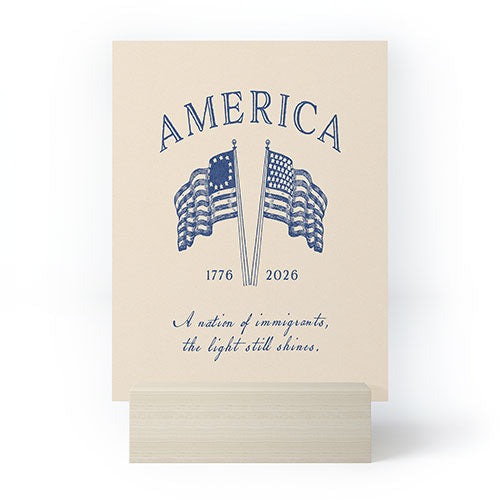DENY Designs America250 Mini Art Print