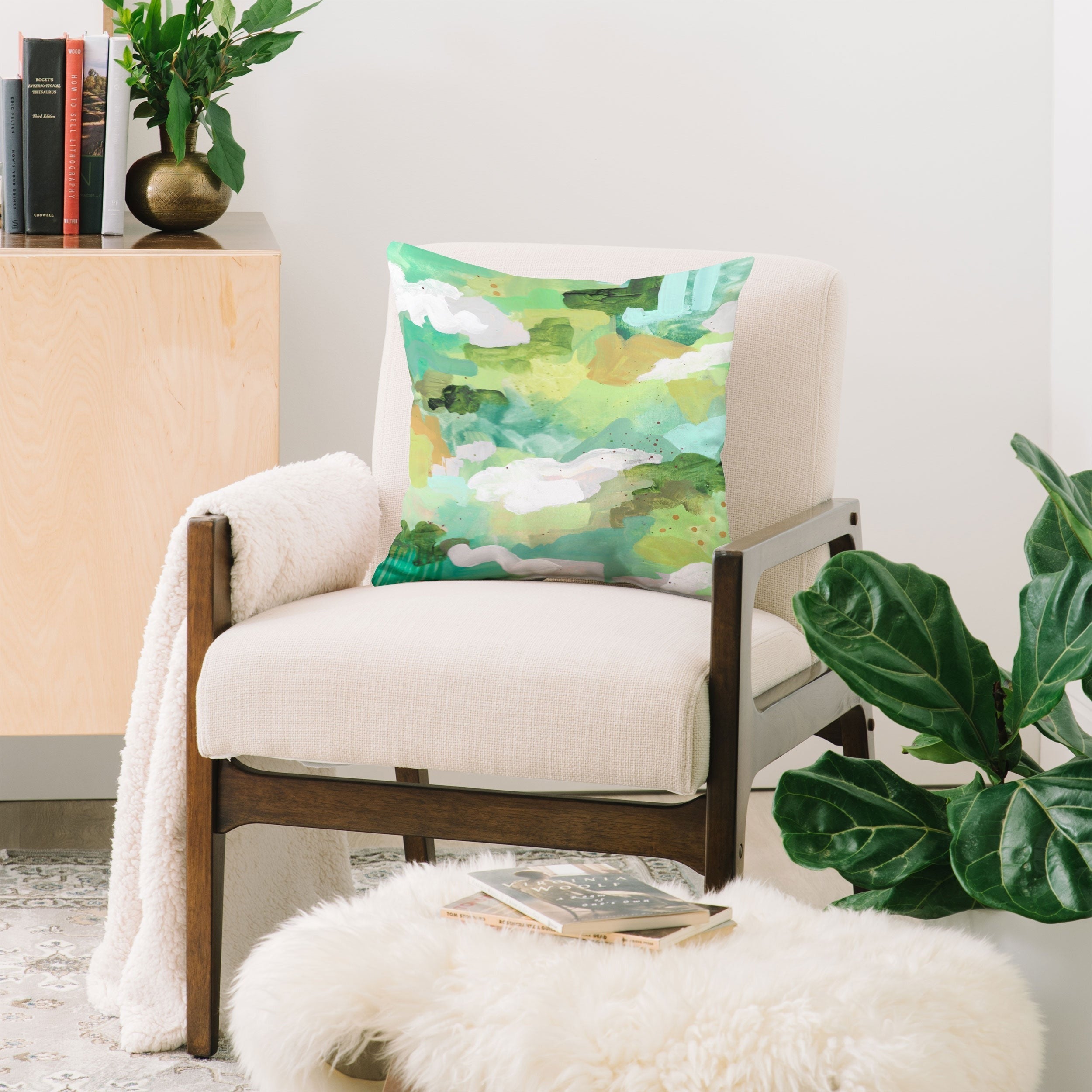 Laura Fedorowicz Small Steps Everyday Throw Pillow