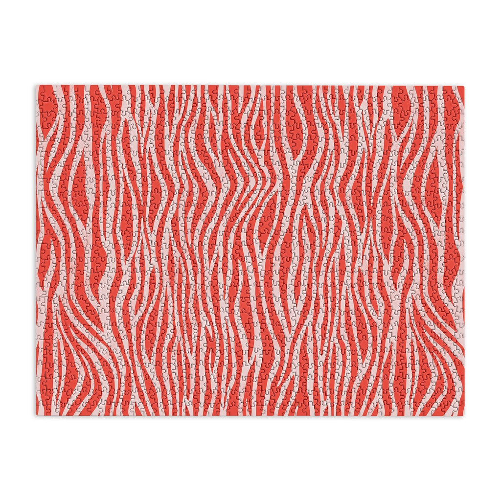 Avenie BR Red Zebra Stripe Puzzle