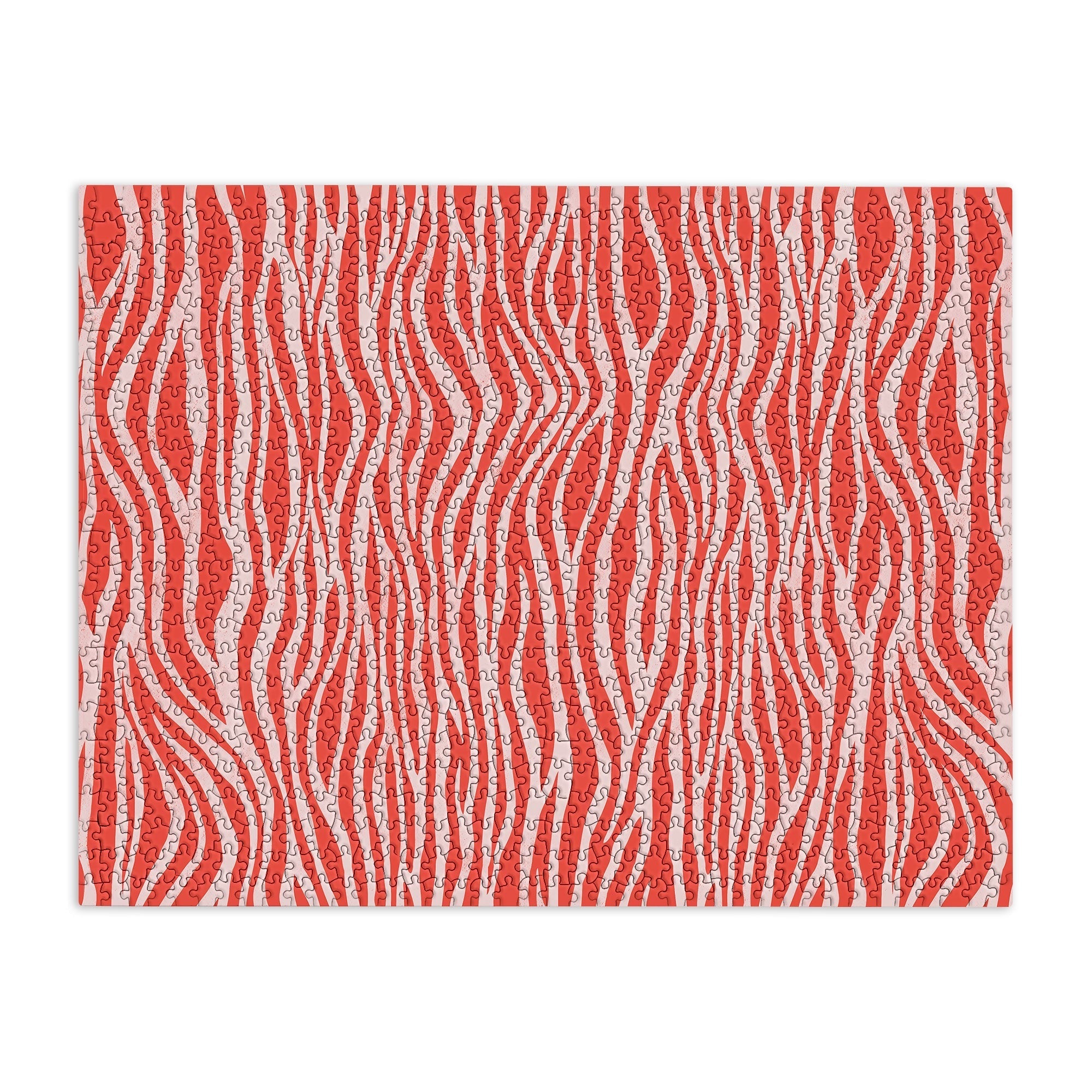 Avenie BR Red Zebra Stripe Puzzle