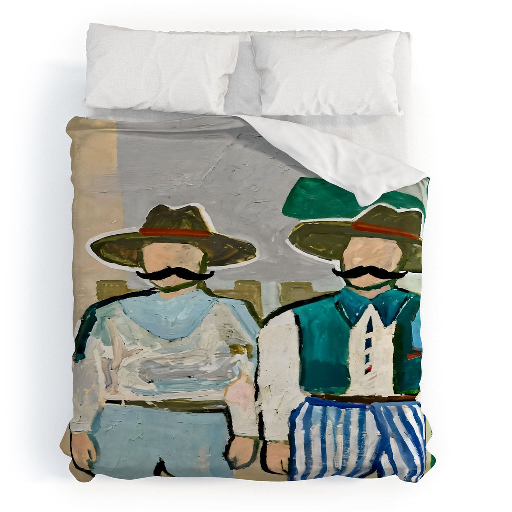 83 Oranges Side By Side Cowboy Edition Duvet Cover