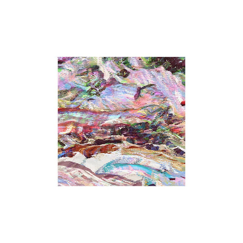 83 Oranges Sequin Haze Art Print