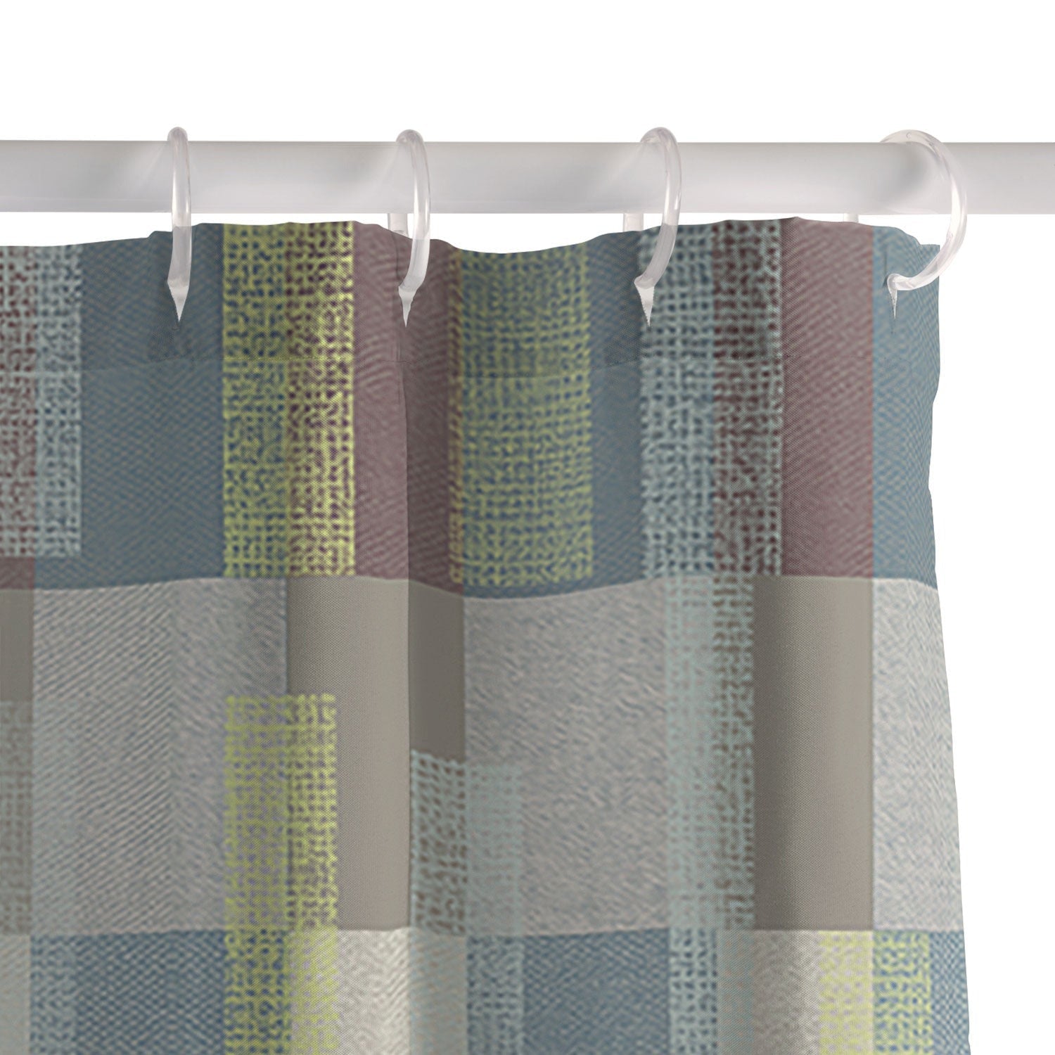 Marta Barragan Camarasa Dynamic Linear Blocks Shower Curtain