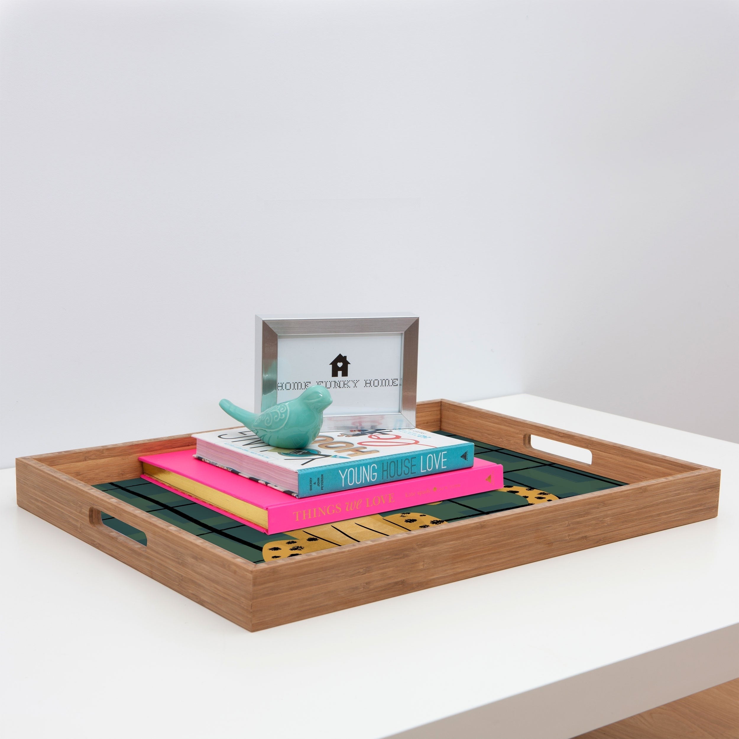 Design by Spark Cheetah Cool Cat Rectangular Tray