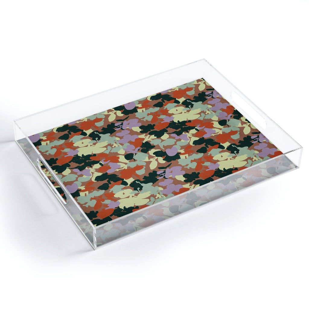 Marta Barragan Camarasa Retro Bloom Medley Acrylic Tray