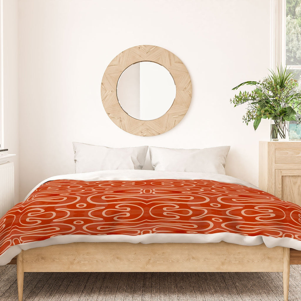 Mirimo Venexiana Burnt Orange Duvet Cover