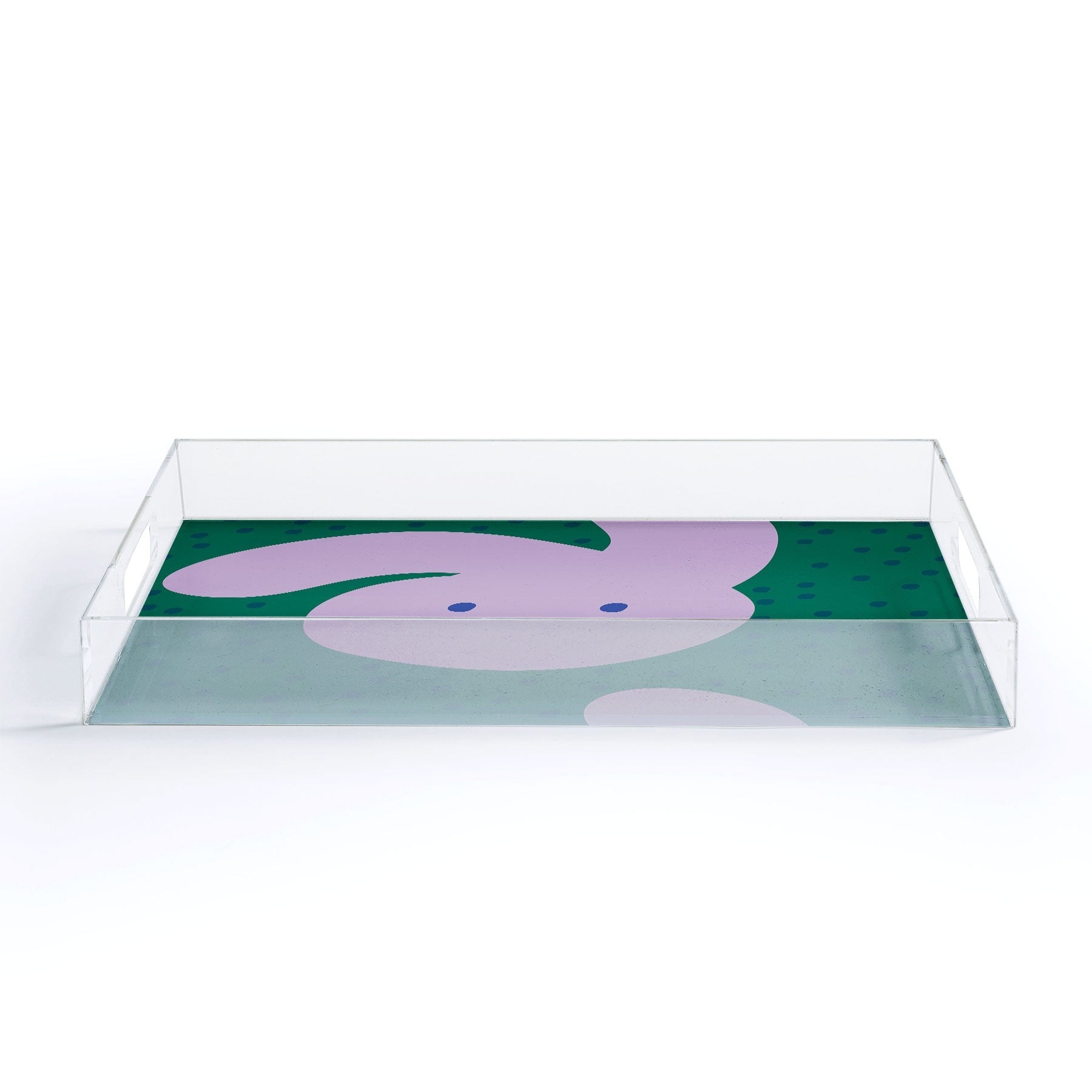 Camilla Foss Pebbles and Rabbit Acrylic Tray