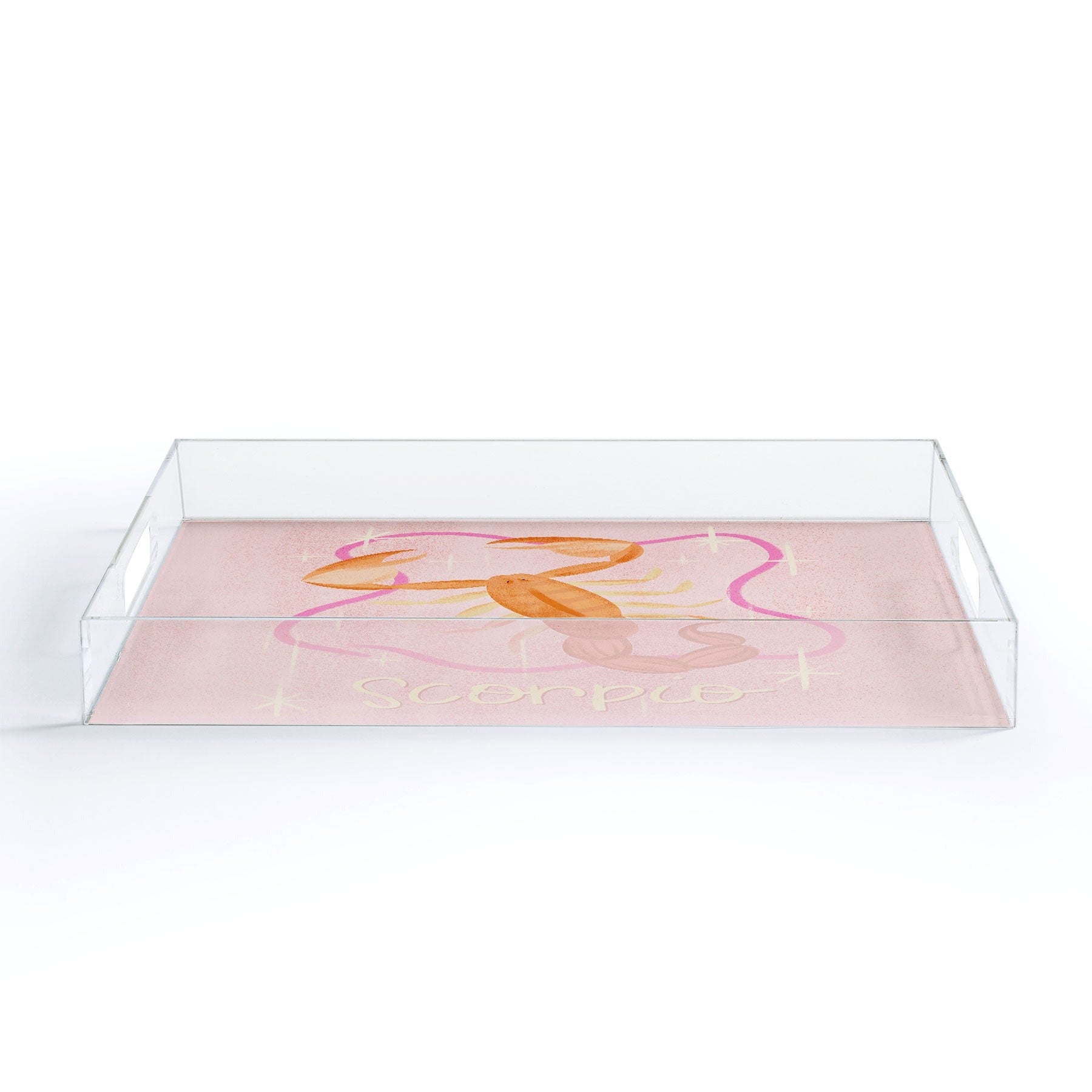 Little Om Zodiac Sign Scorpio Acrylic Tray