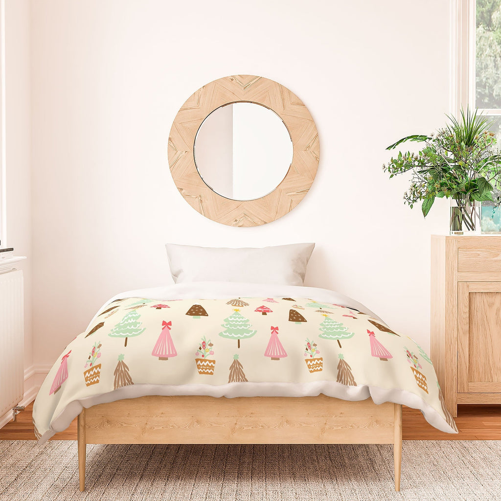 Design by Spark Christmas Tree Delight Duvet Cover