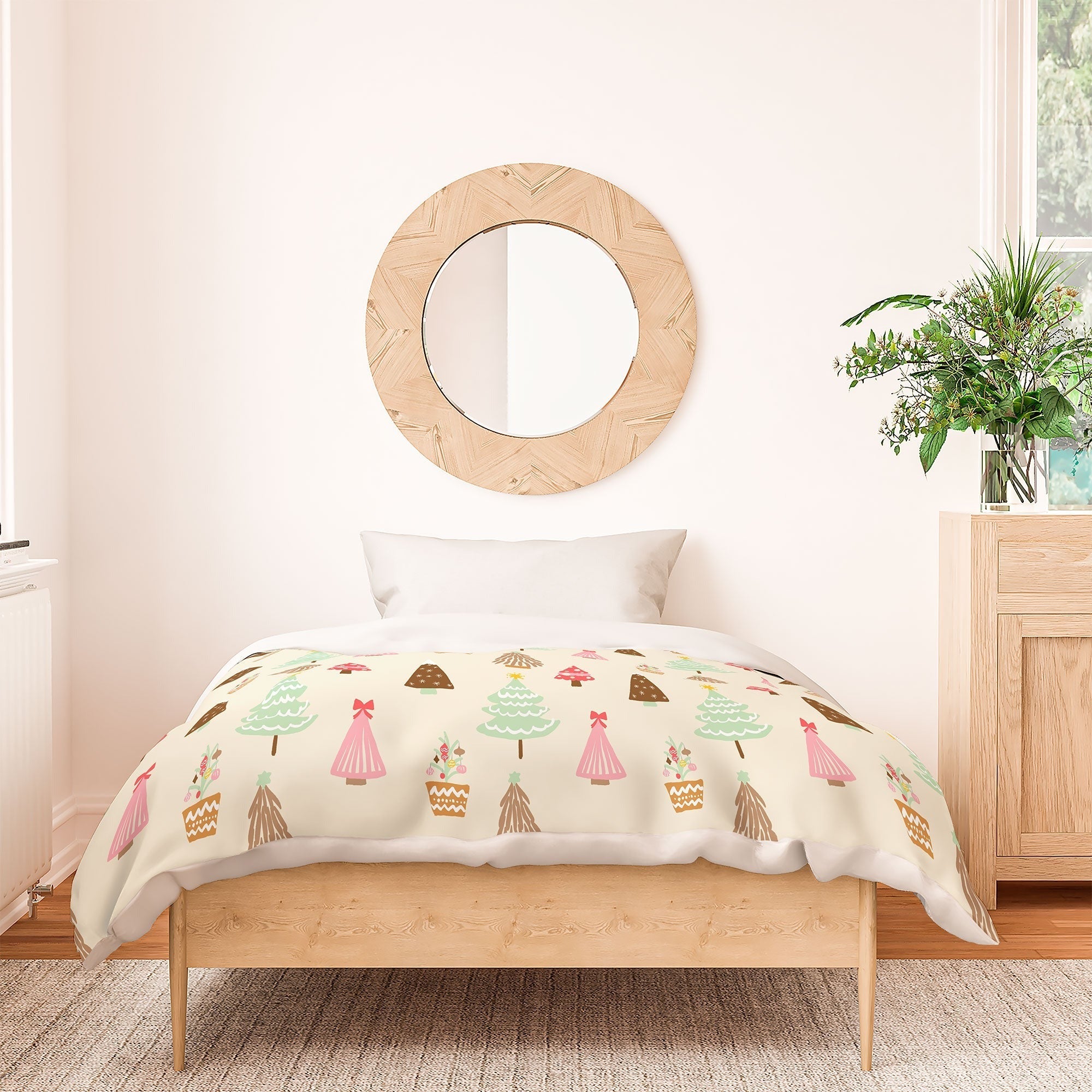 Design by Spark Christmas Tree Delight Duvet Cover