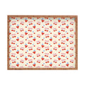 Design by Spark Cherries And Ribbons Rectangular Tray