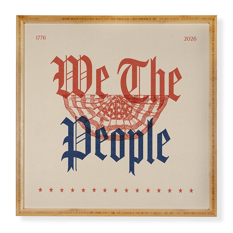 DENY Designs We The People ii Framed Wall Art