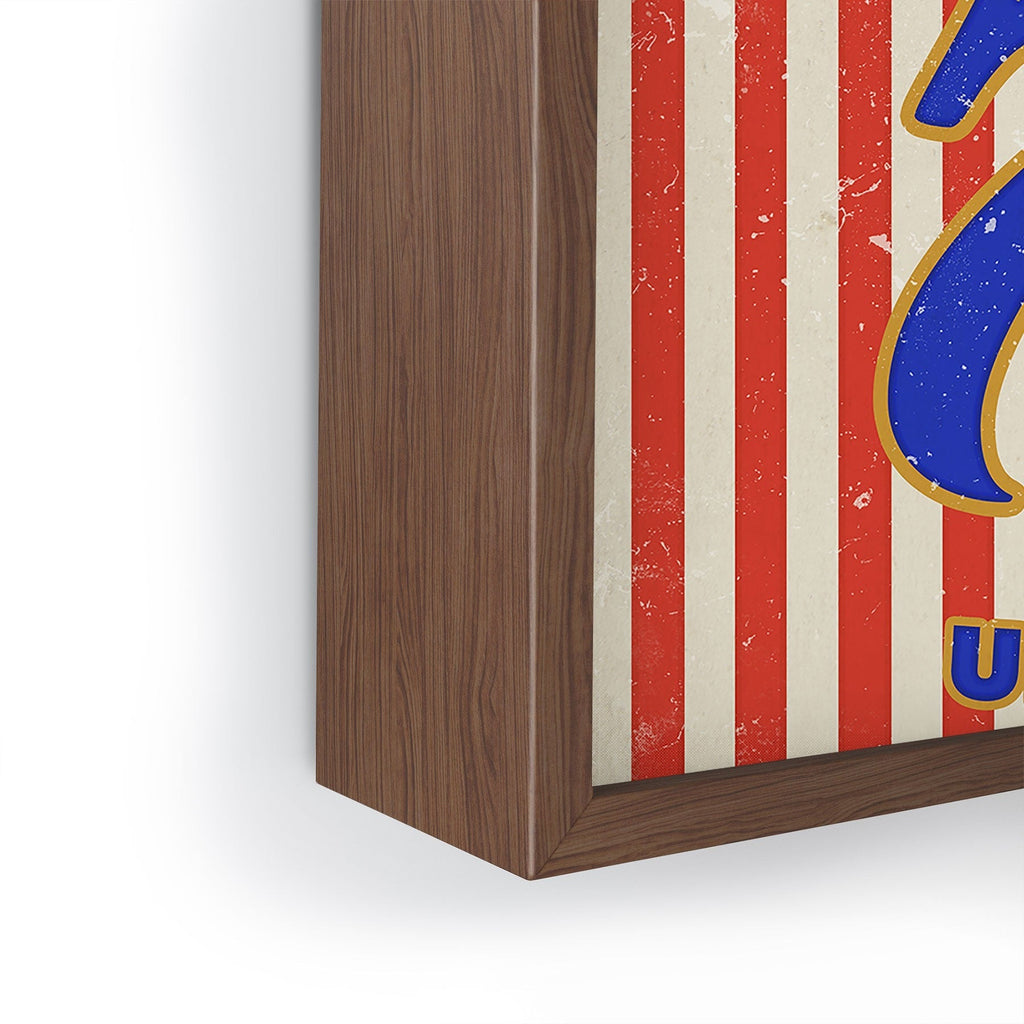 DENY Designs 1776 Stars Framed Mini Art Print