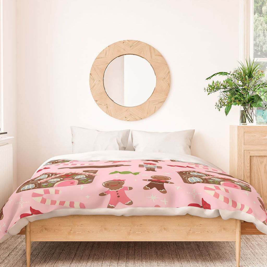 carriecantwell Sweet Christmas Holidays Duvet Cover